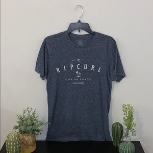 Ripcurl Heather Blue Graphic Tee